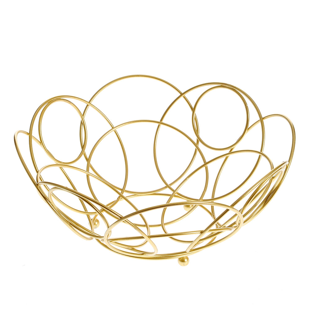 Fructiera metalica aurie 27 cm - 1 | YEO