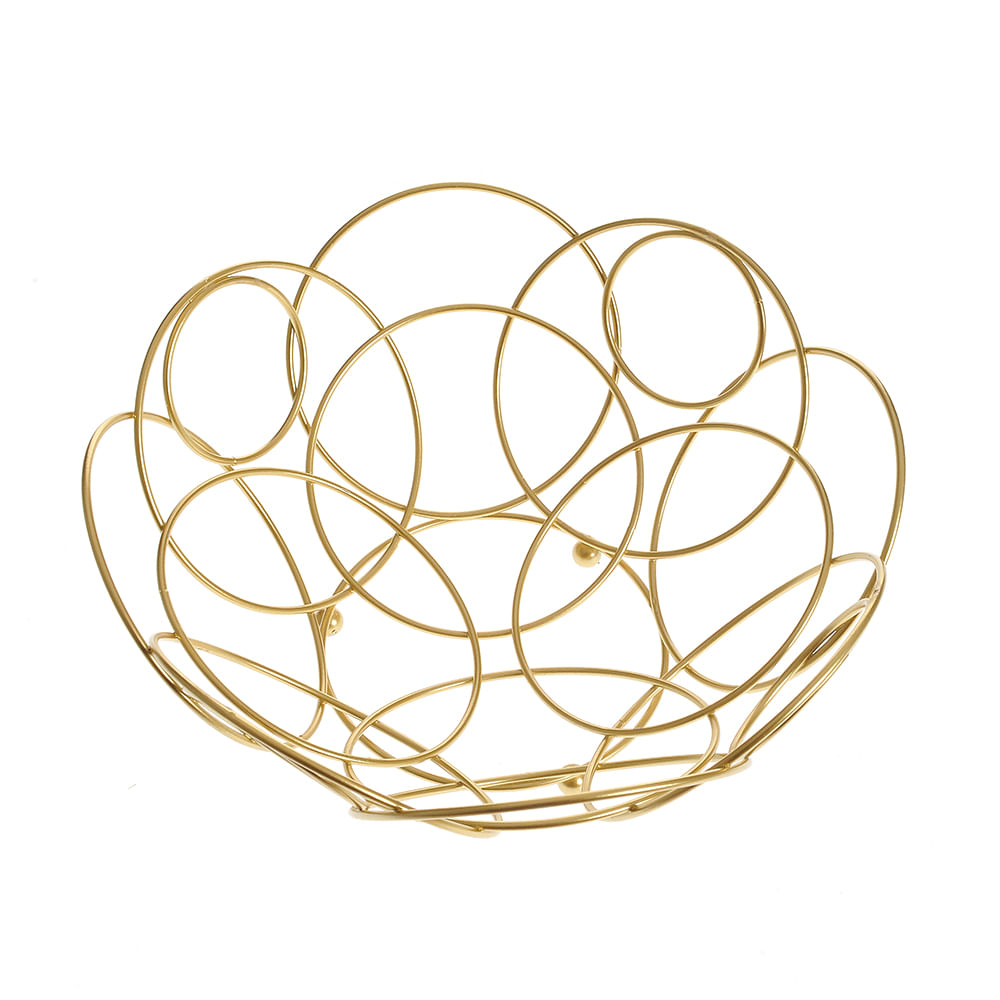 Fructiera metalica aurie 27 cm - 2 | YEO