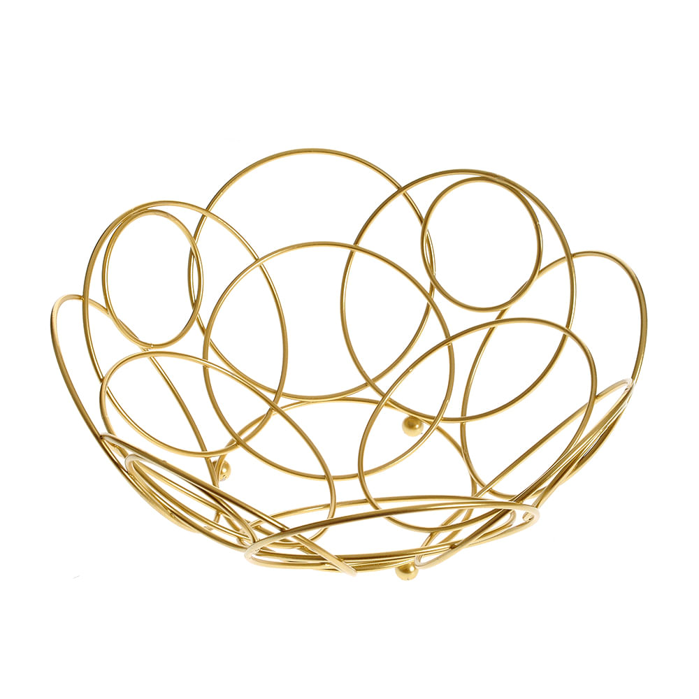 Fructiera metalica aurie 27 cm - 3 | YEO