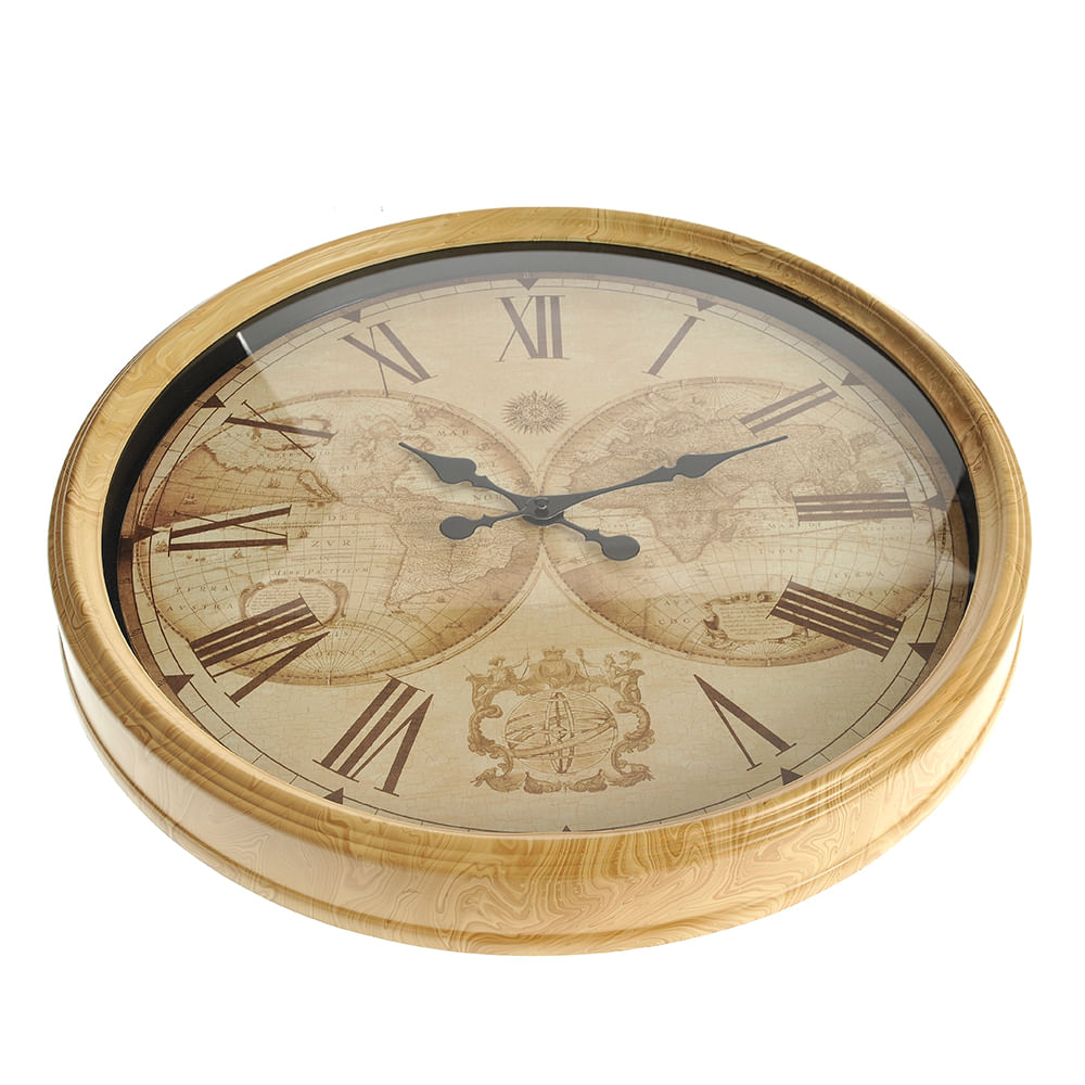 Ceas de perete imprimeu harta 50 cm - 1 | YEO
