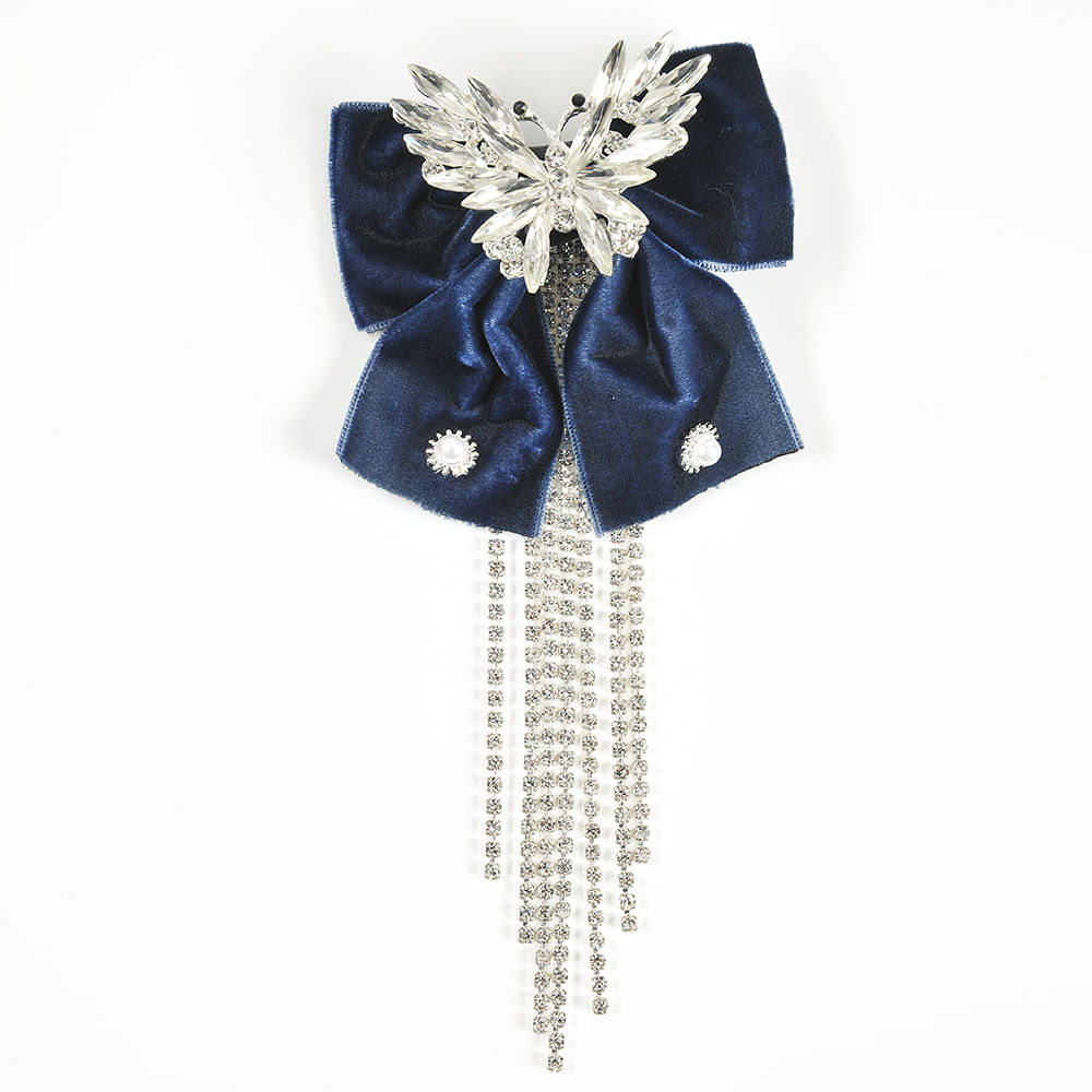 Brosa statement cu funda bleumarin - 3 | YEO