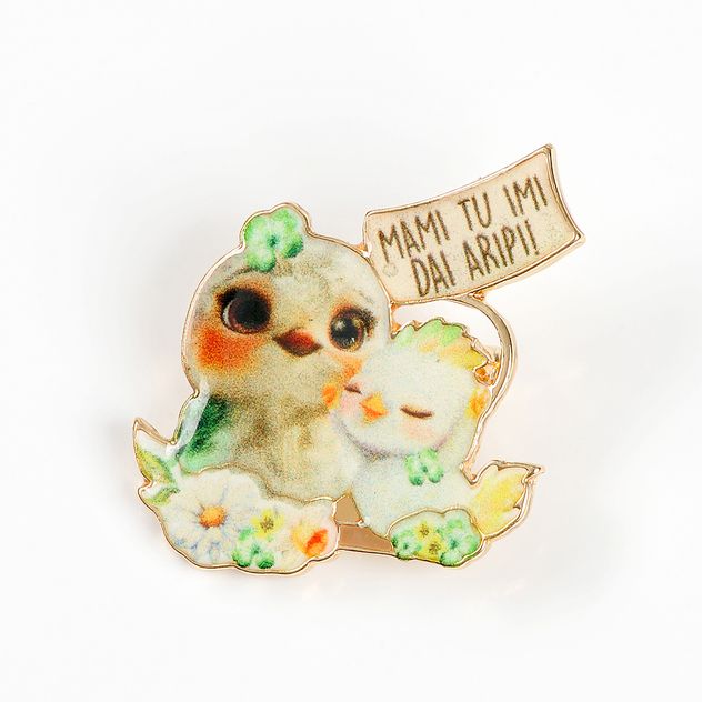 Brosa martisor Mami tu imi dai aripi