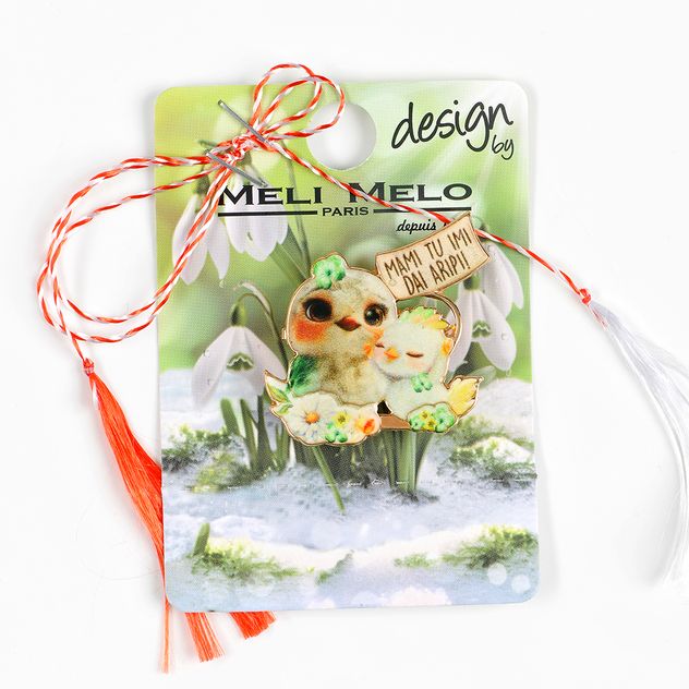 Brosa martisor Mami tu imi dai aripi