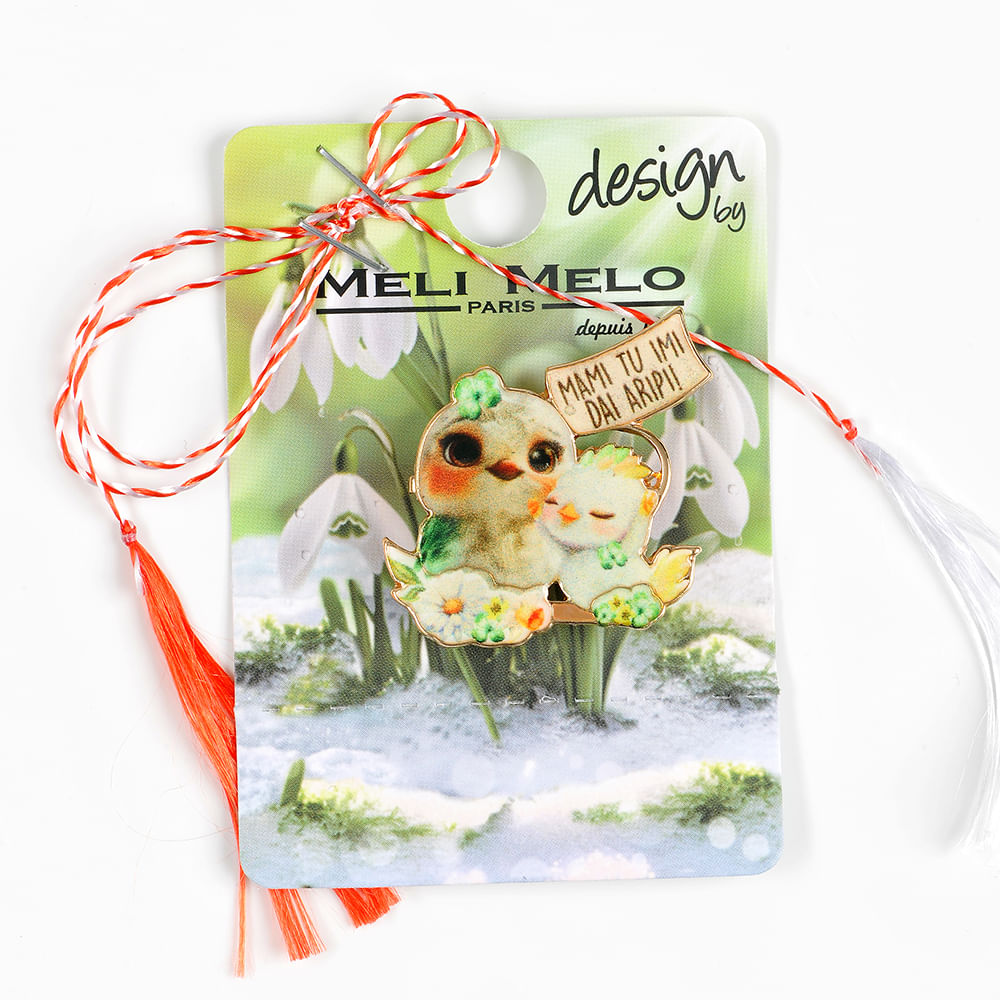 Brosa martisor Mami tu imi dai aripi - 2 | YEO