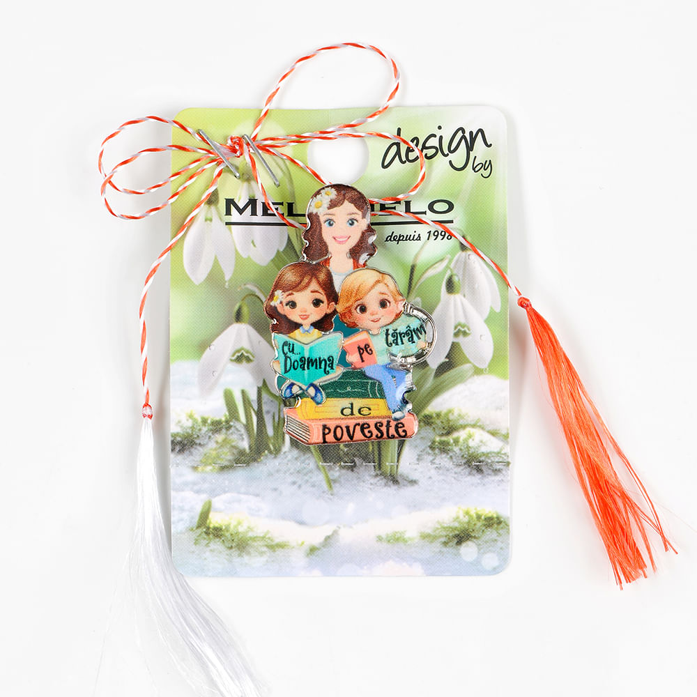 Brosa martisor Doamna pe taram de poveste - 1 | YEO