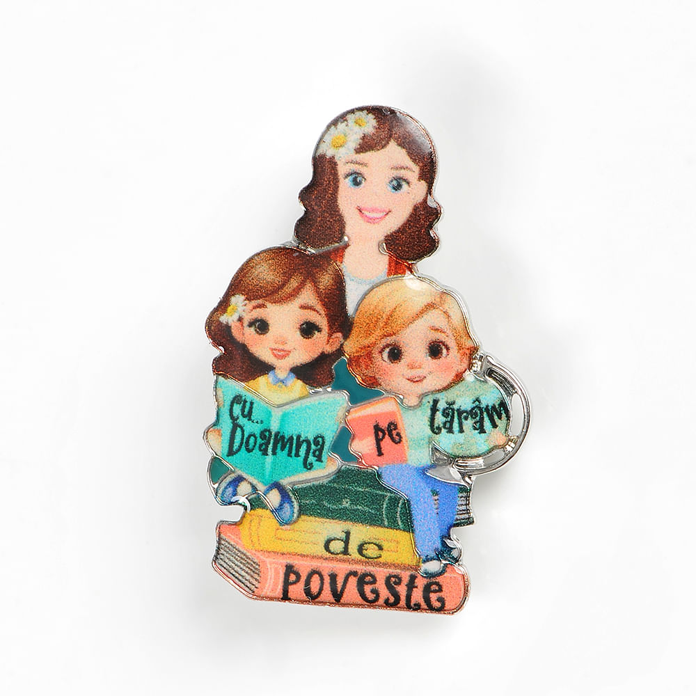 Brosa martisor Doamna pe taram de poveste - 3 | YEO
