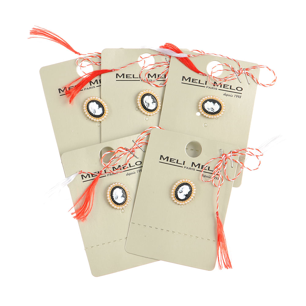 Set 5 brose martisor Dama cu Camelii - 1 | YEO