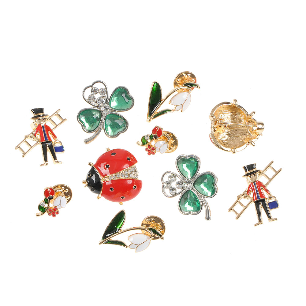 Set 10 brose martisor simboluri ale primaverii - 4 | YEO