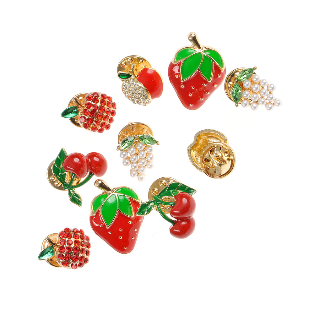 Set 10 brose martisor fructe - 4 | YEO