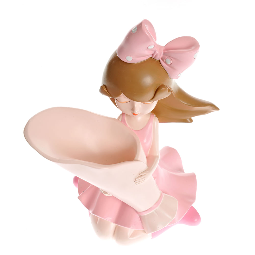 Vaza roz domnisoara 24 cm - 1 | YEO