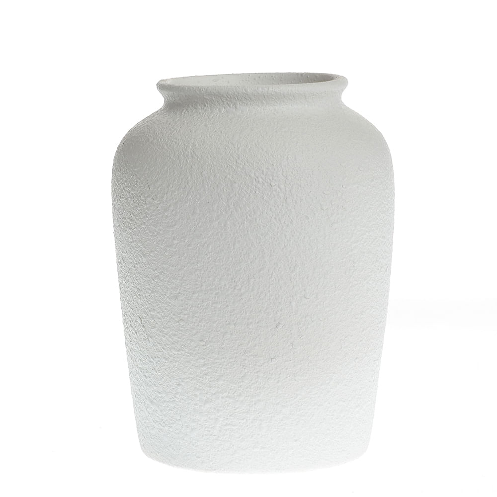 Vaza alba ceramica 20 cm