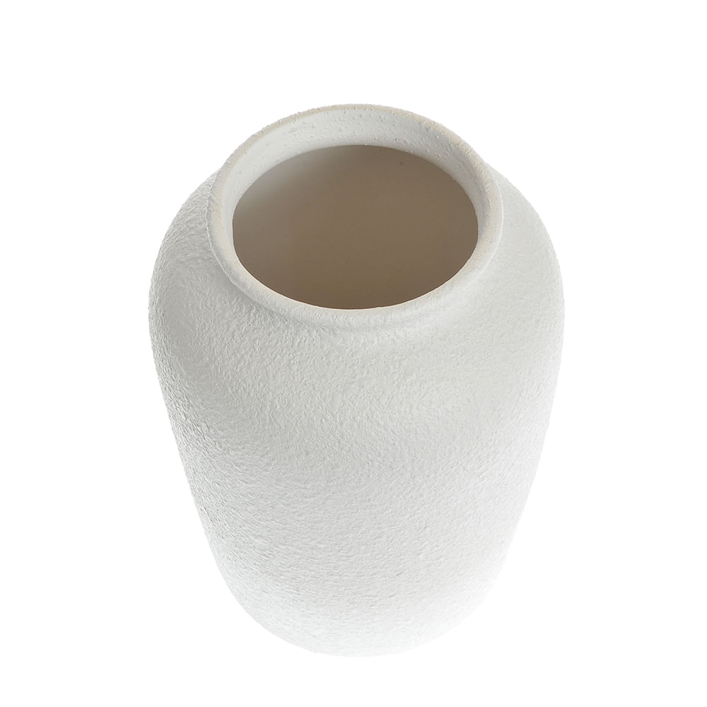 Vaza alba ceramica 20 cm - 2 | YEO