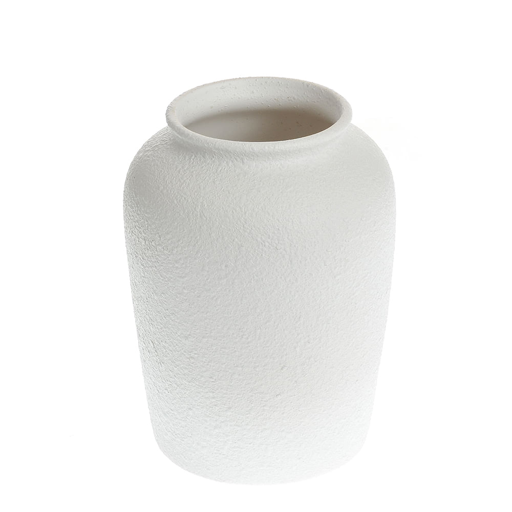Vaza alba ceramica 20 cm - 3 | YEO