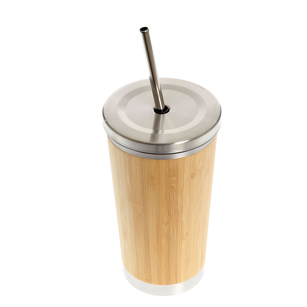 Termos inox pahar cu pai 450 ml - 1 | YEO