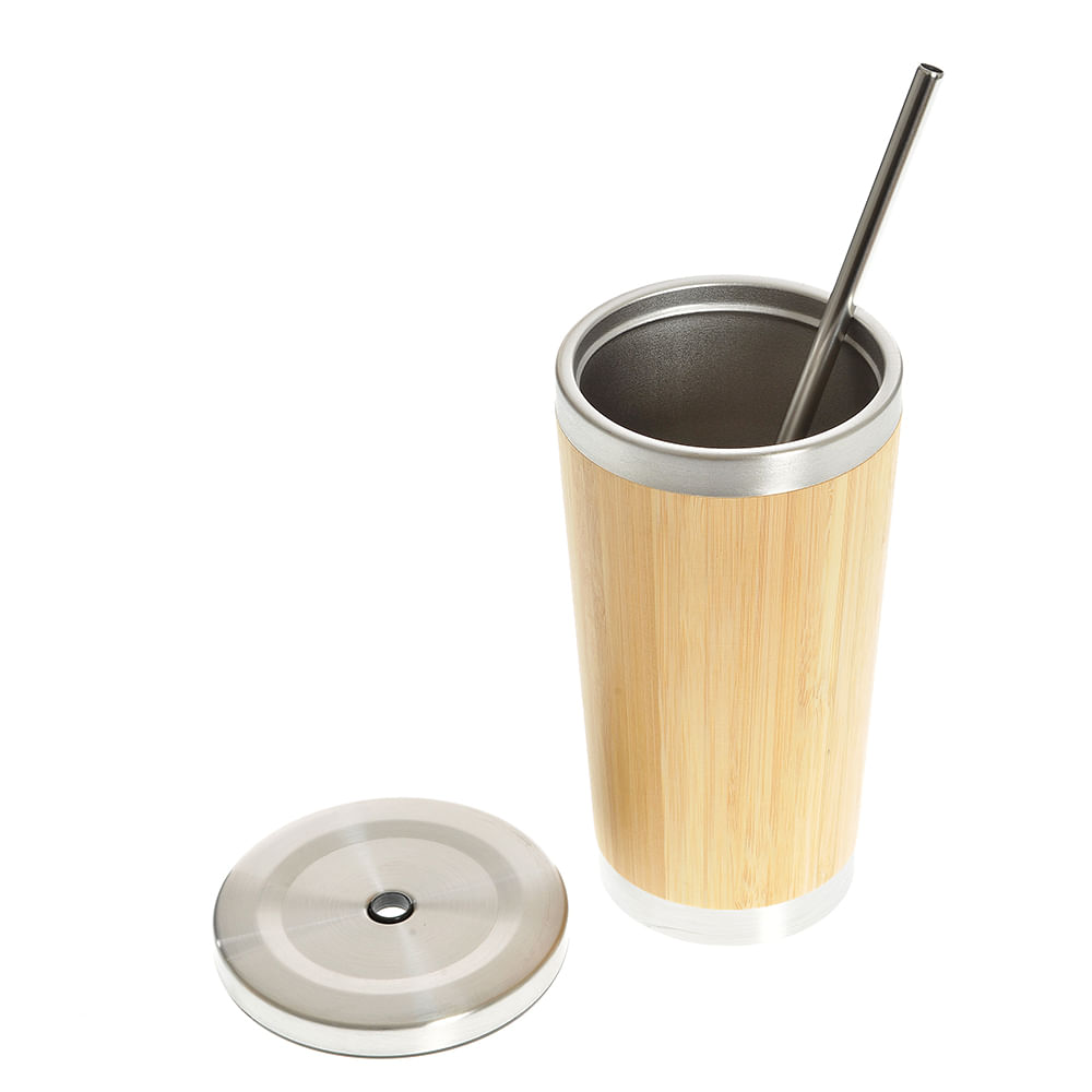Termos inox pahar cu pai 450 ml - 2 | YEO