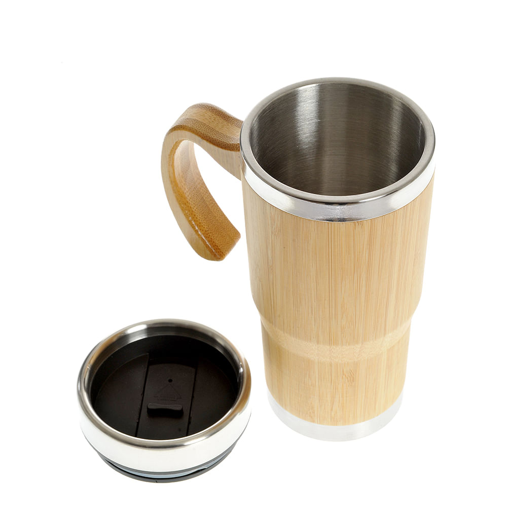 Cana bej termos cu capac 450 ml - 3 | YEO