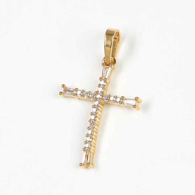 Pandantiv placat cu aur 14 k cruce