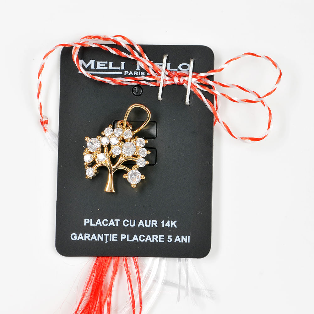 Pandantiv Copacul Vietii placat cu aur 14 k - 3 | YEO
