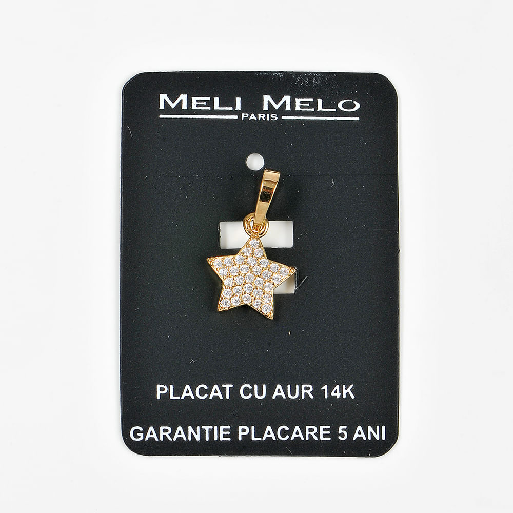 Pandantiv stea placat cu aur 14 k - 3 | YEO