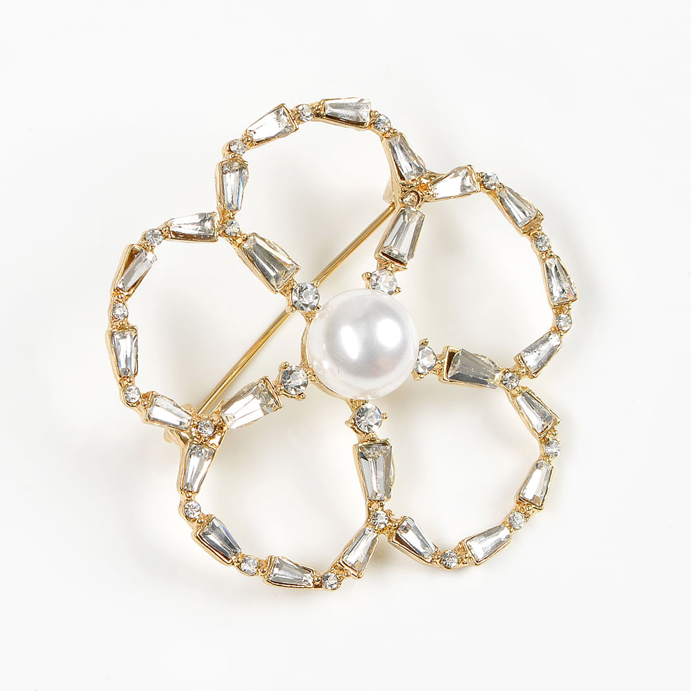 Brosa martisor contur floare