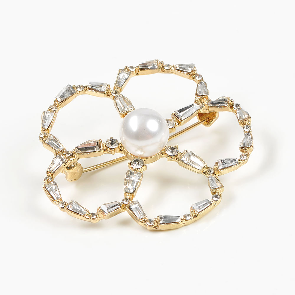 Brosa martisor contur floare - 2 | YEO