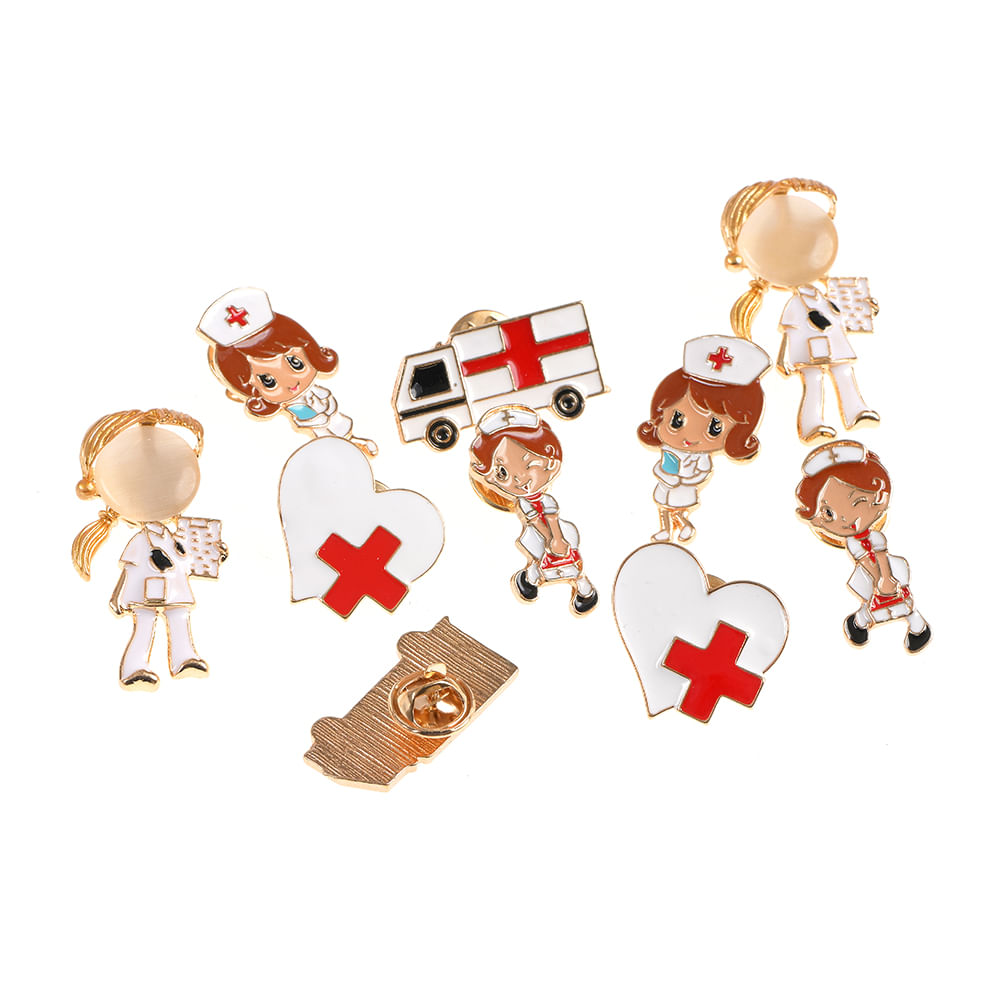 Set 10 brose martisor asistenta medicala si ambulanta - 2 | YEO
