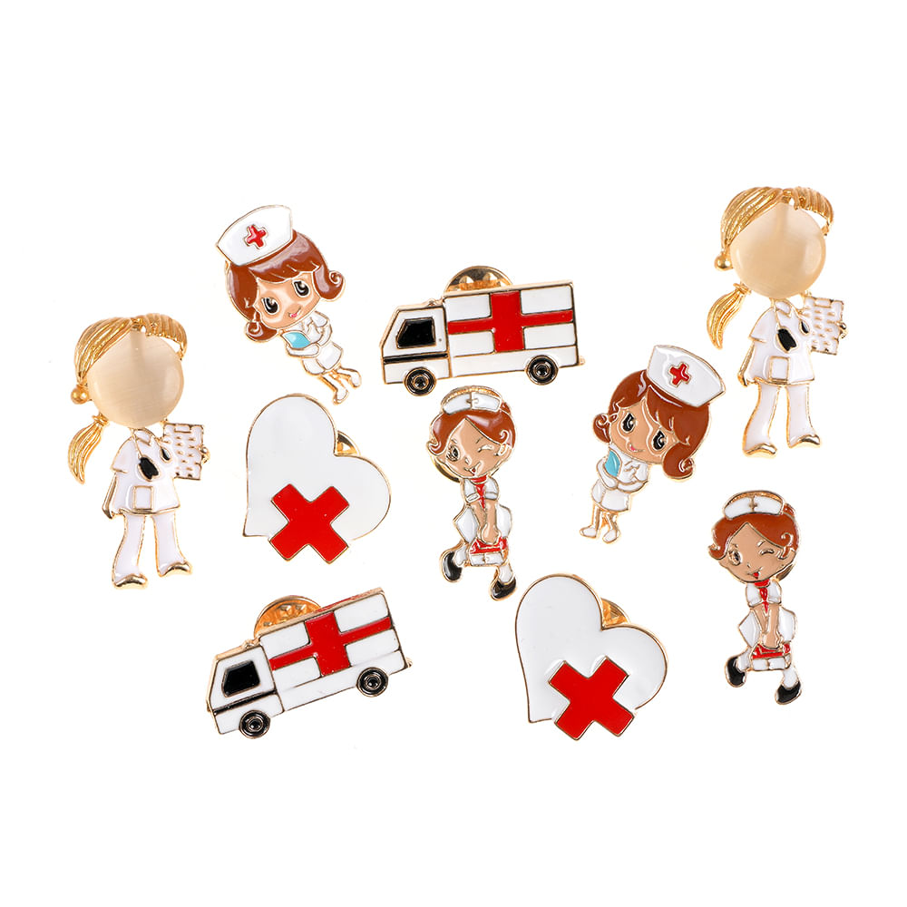 Set 10 brose martisor asistenta medicala si ambulanta - 3 | YEO