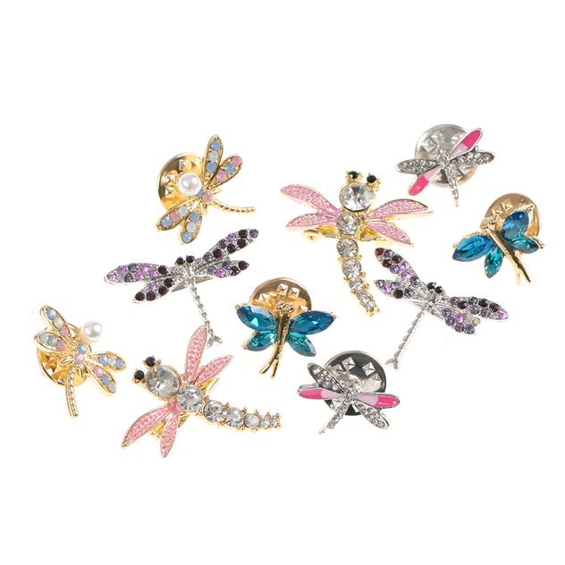 Set 10 brose martisor libelule
