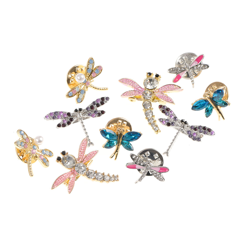 Set 10 brose martisor libelule