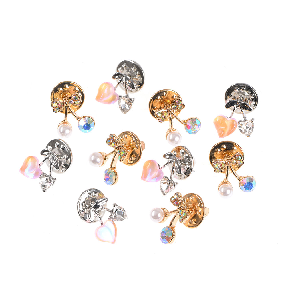 Set 10 brose martisor cirese multicolore - 3 | YEO