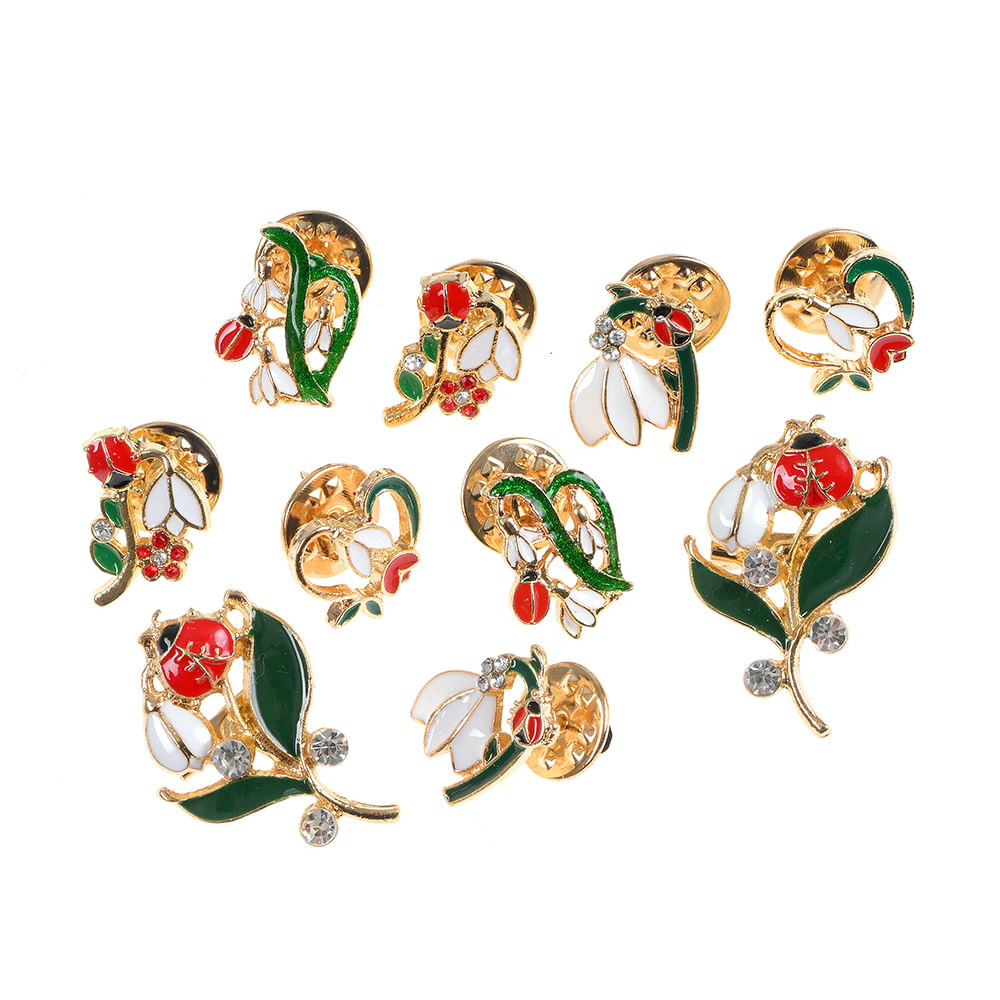 Set 10 brose martisor ghiocei