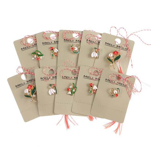 Set 10 brose martisor ghiocei