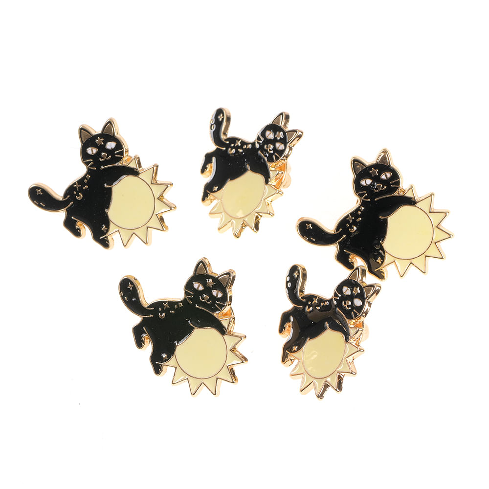 Set 5 brose pisica neagra pe soare