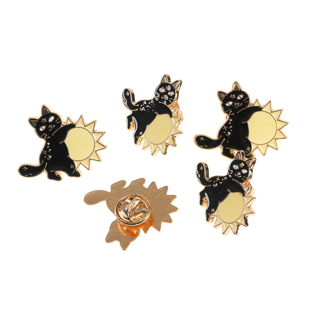 Set 5 brose pisica neagra pe soare - 2 | YEO
