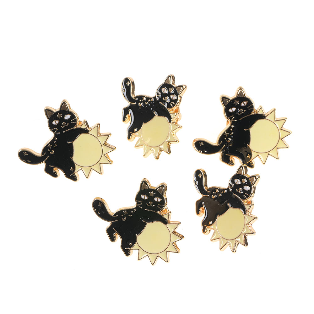 Set 5 brose pisica neagra pe soare - 3 | YEO