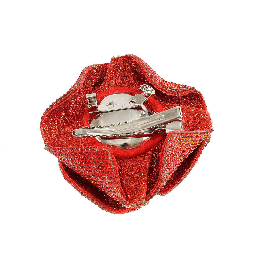Brosa floare cu pietre rosii - 3 | YEO