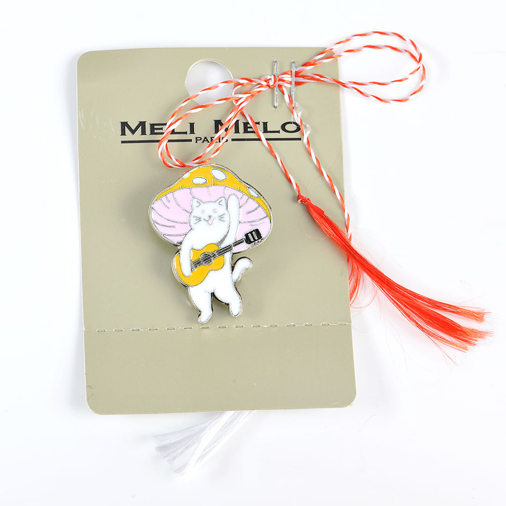 Brosa martisor ciuperca cu chitara - 1 | YEO
