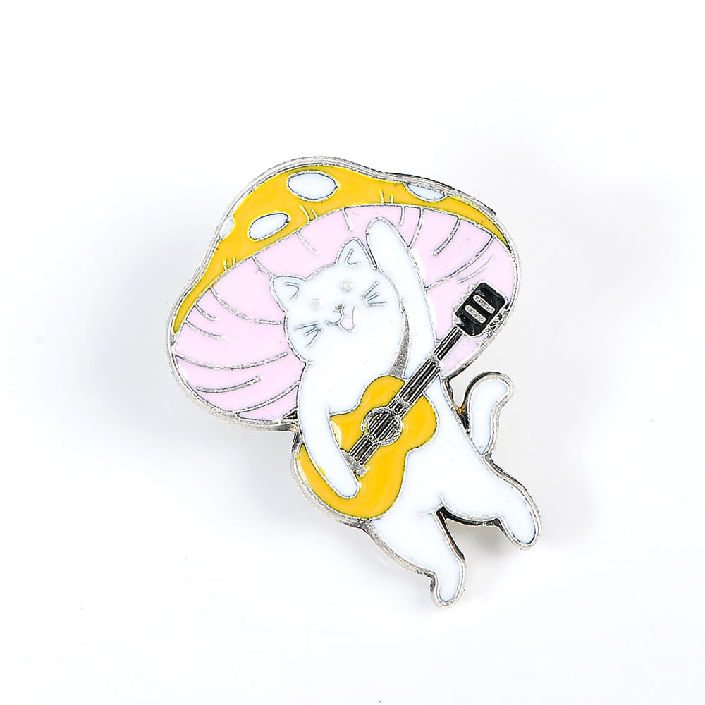 Brosa martisor ciuperca cu chitara - 2 | YEO