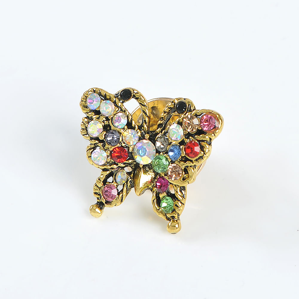 Brosa martisor fluturas cu aripi colorate - 2 | YEO