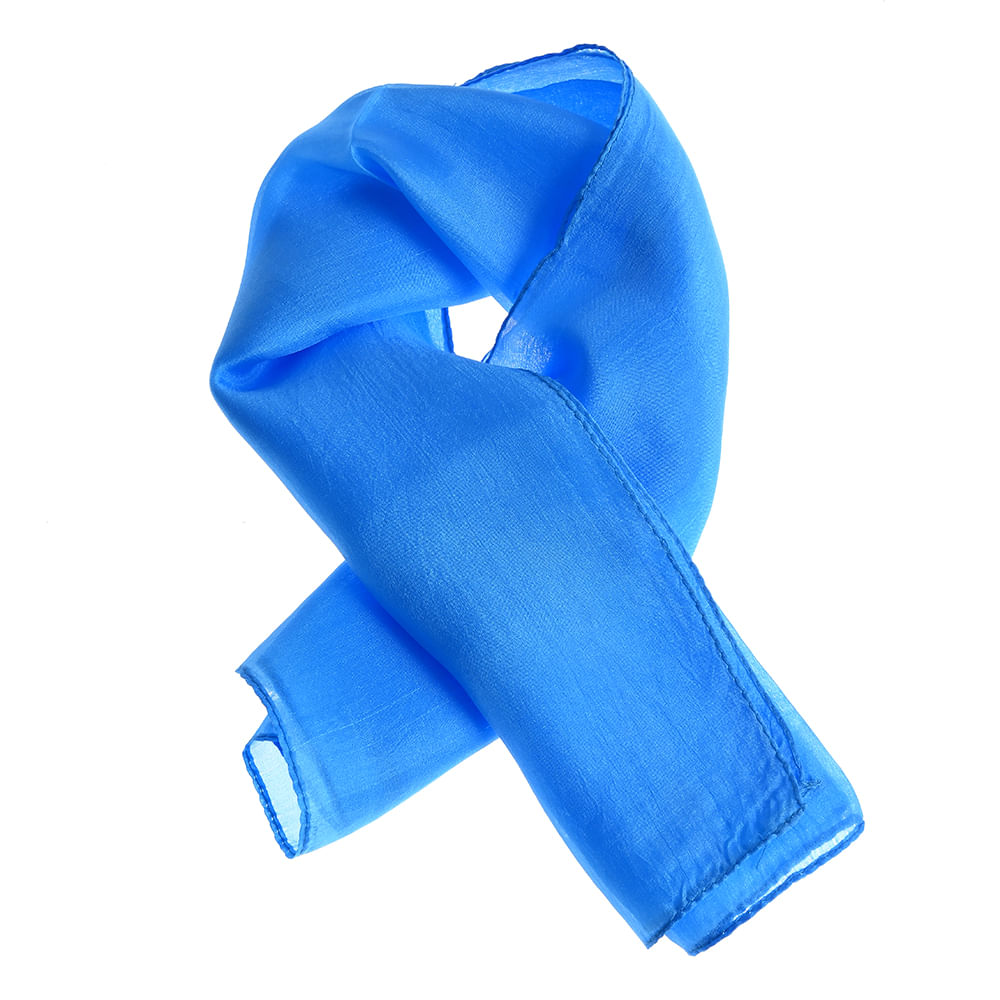 Esarfa de matase albastra 50 x 50 cm - 2 | YEO