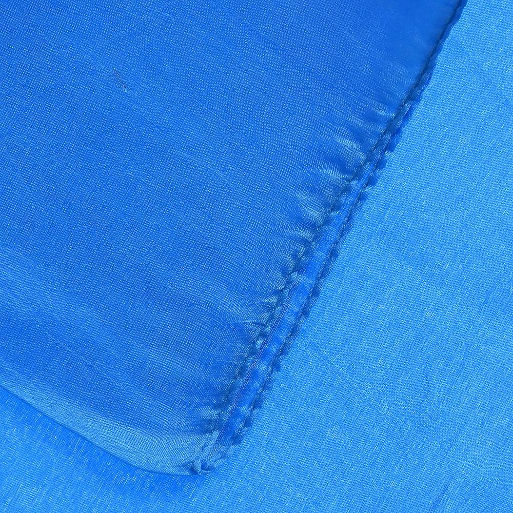 Esarfa de matase albastra 50 x 50 cm - 3 | YEO