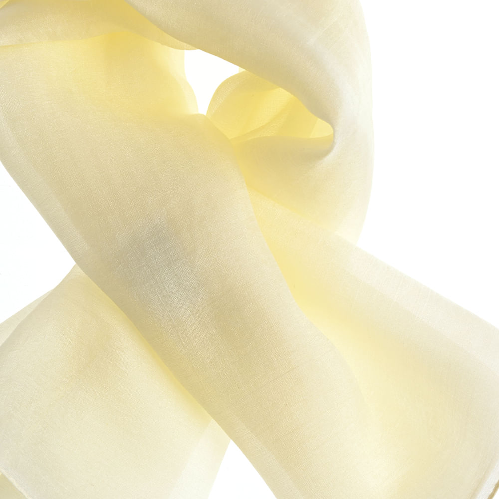 Esarfa matase alba 50 x 50 cm - 1 | YEO