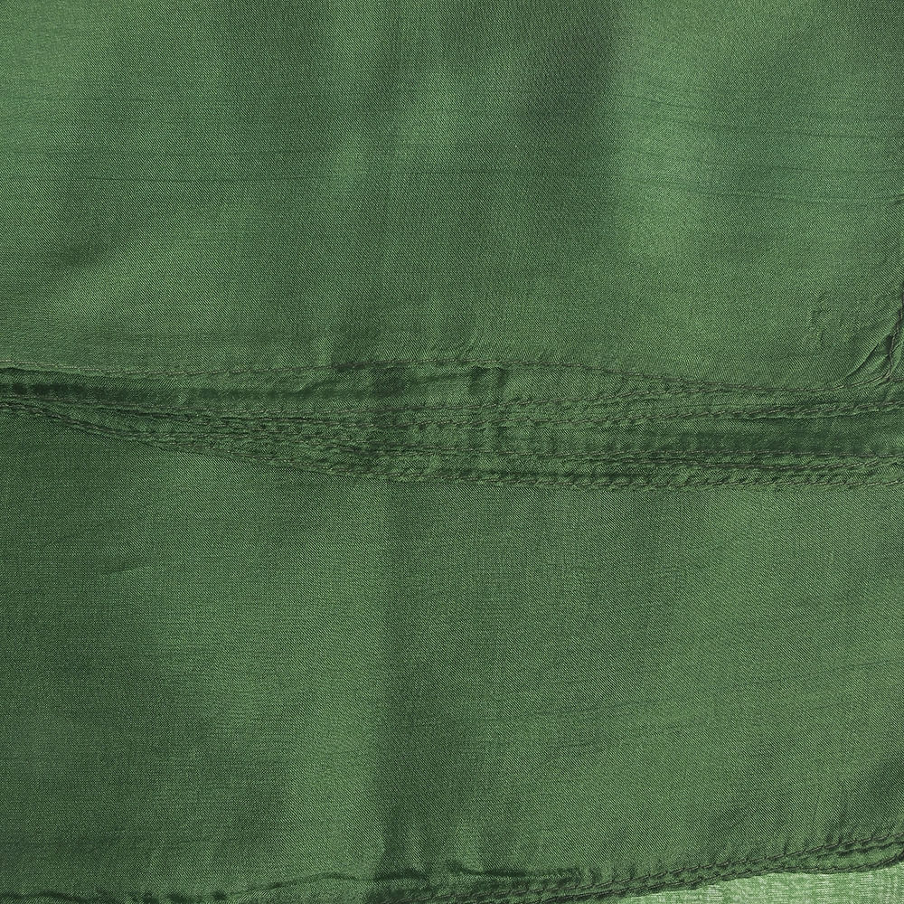 Esarfa verde de matase 30 x 180 cm - 3 | YEO