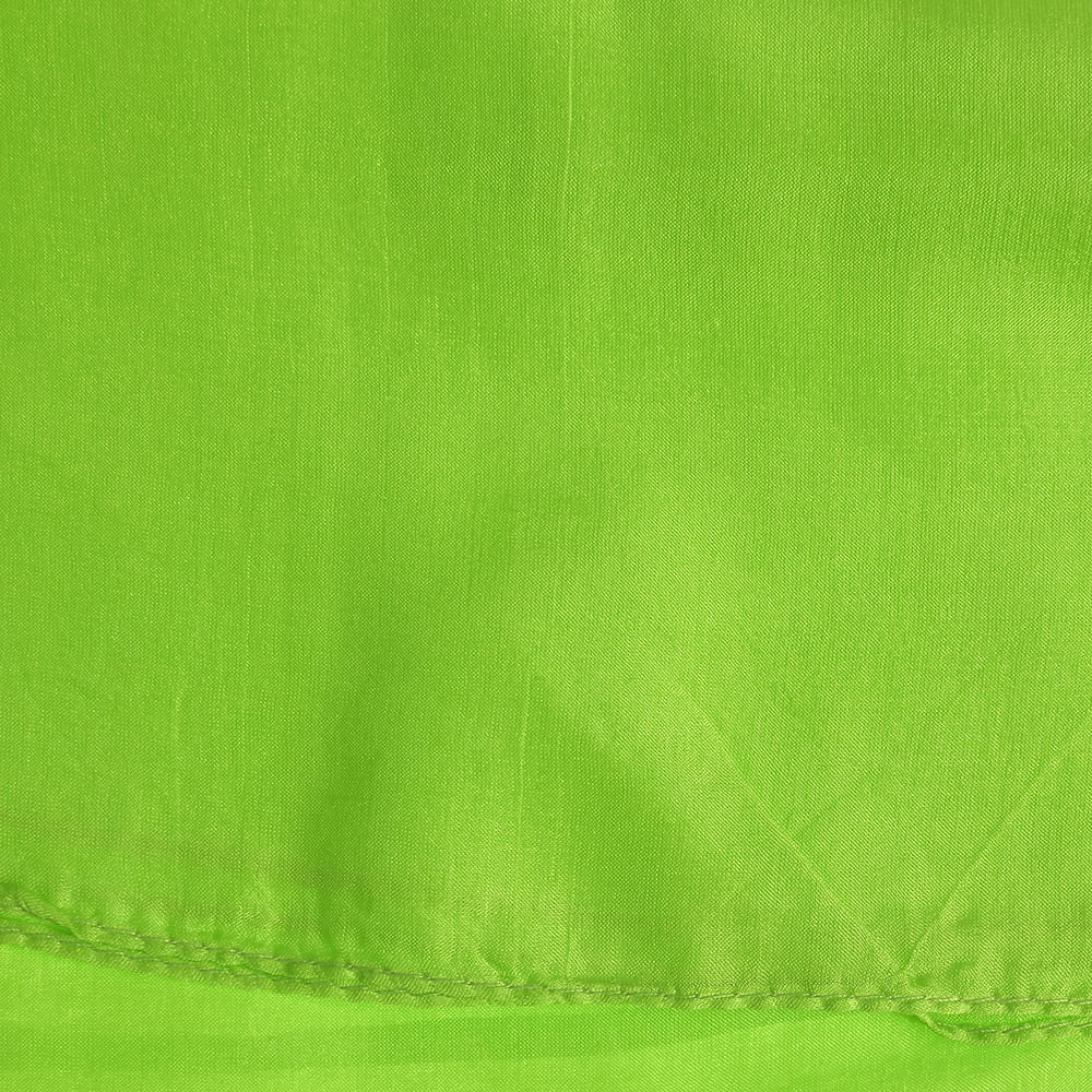Esarfa matase verde lime 50 x 50 cm - 2 | YEO