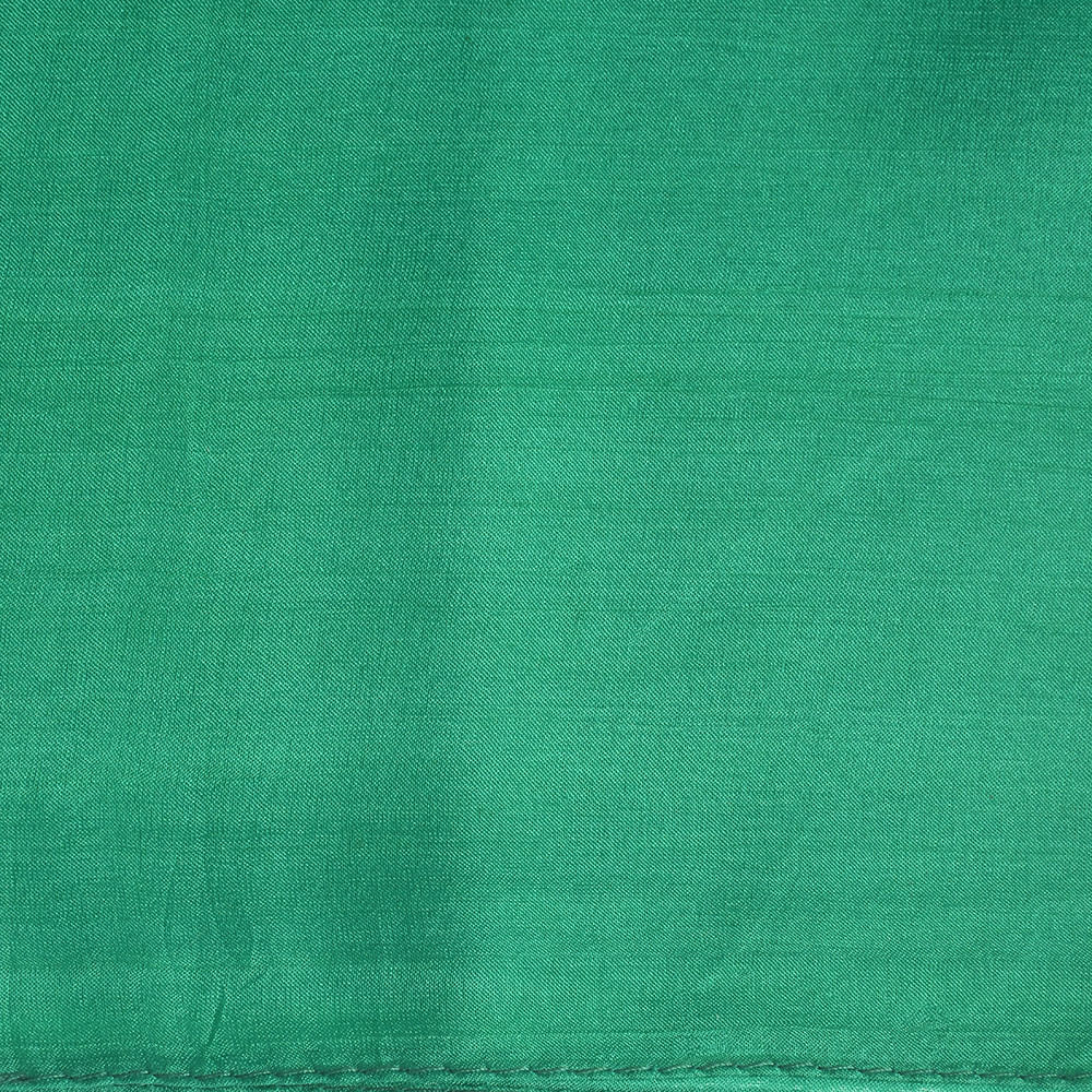 Esarfa matase verde 30 x 180 cm - 2 | YEO