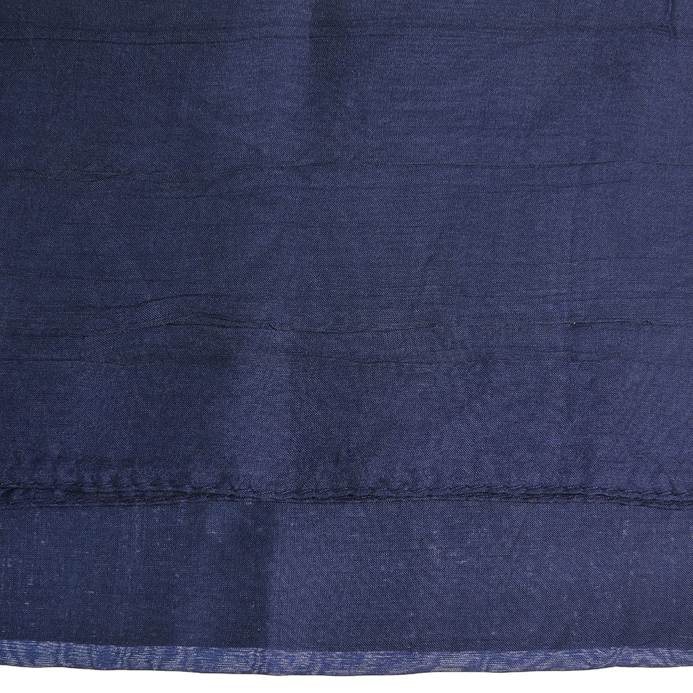 Esarfa de matase bleumarin 50 x 50 cm - 2 | YEO