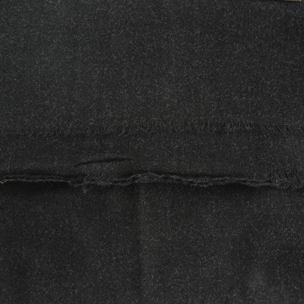 Esarfa neagra din lana 90 x 190 cm - 2 | YEO