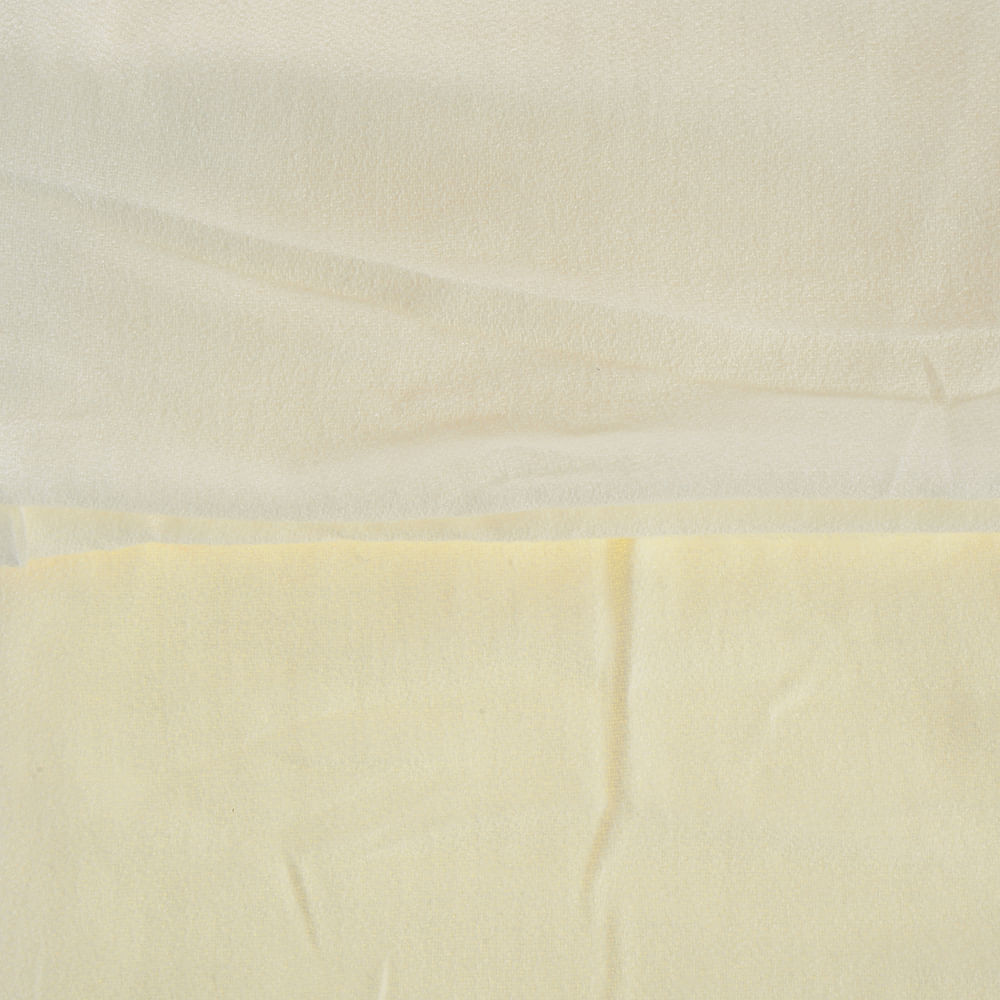 Esarfa alba din lana 90 x 190 cm - 2 | YEO