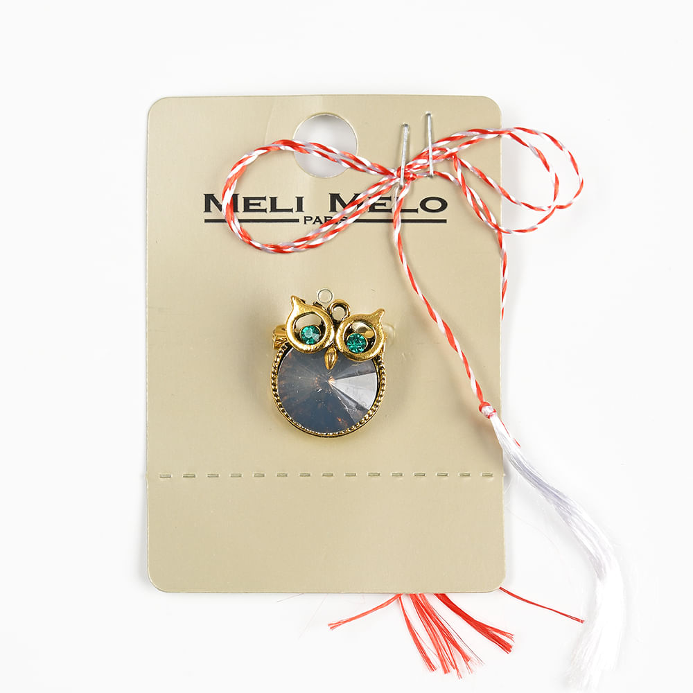 Brosa martisor bufnita - 1 | YEO