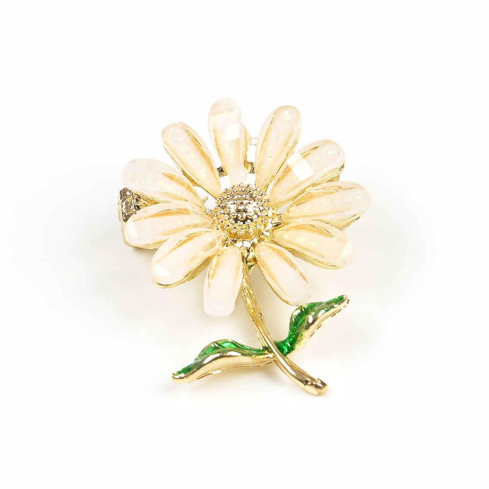 Brosa martisor floare galbena